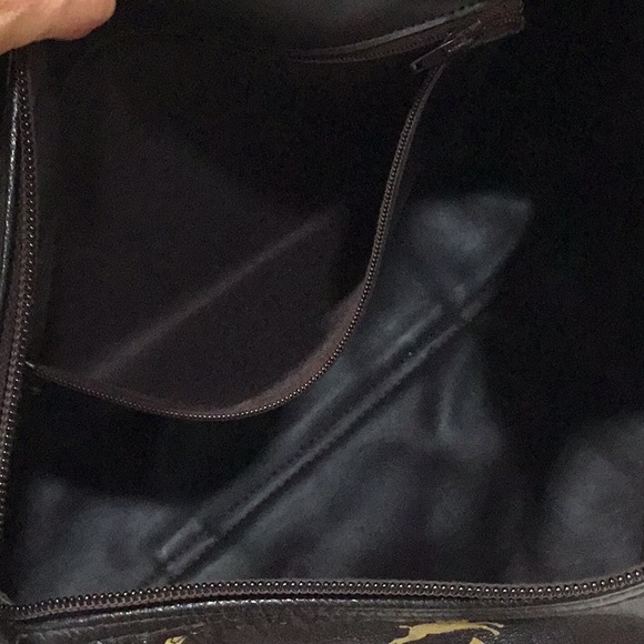 Longchamp vintage brown leather Boston bag - Picture 5 of 16